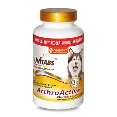 Unitabs ArthroАctive мультивитаминный комплекс для собак для суставов и хрящей