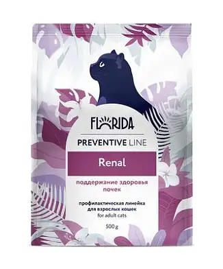 Florida Preventive Line Renal сухой корм для кошек "Поддержание здоровья почек"