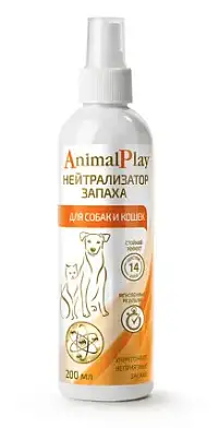 Animal Play спрей нейтрализатор запаха для собак и кошек зоогигиенический